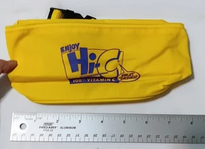 Enjoy HI-C Fruit Drinks FANNY PACK Vintage 90s Waist Bag Yellow Soft Nylon NEW - Picture 1 of 4