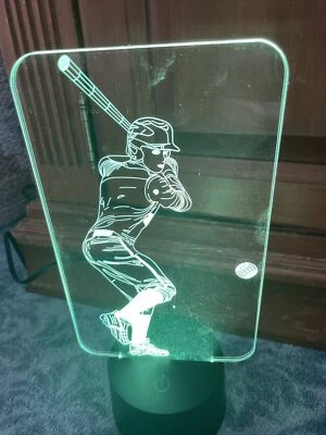 Controle remoto 3D ilusão mudança de cores suporte noturno luz presentes perfeitos brinquedos para crianças - Imagem 1 de 4