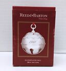 Reed & Barton 2011 Holly Bell posrebrzany ornament 36. edycja Dzwonek na sanie