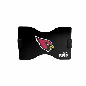 Football Arizona Cardinals RFID Blocking Wallet Minimalist Wallet Money Clip - Picture 1 of 3