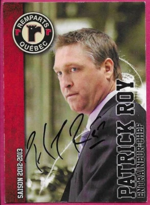 2012-13 Quebec Remparts Hockey Signed Cards ''You Pick / Choose from list'' - Image 1 of 2