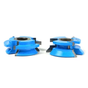 Amana Tool SC642 2 PIEZAS 3-Wing V Paneling Shaper Cutter Set para material de 1 pulgada. - Imagen 1 de 3