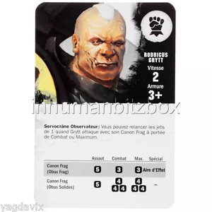 DO44 CARTE RODRICUS GRYTT (FR) DEATHWATCH OVERKILL WARHAMMER BITZ W40K - Picture 1 of 1