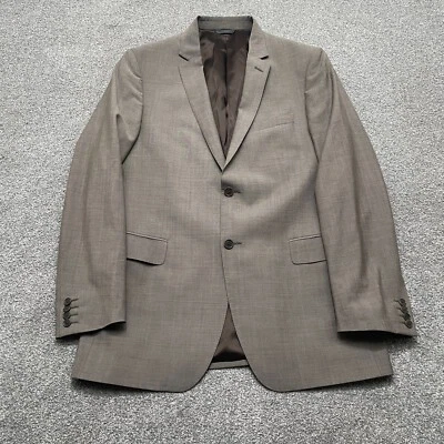 Chaqueta Blazer John Varvatos 42 Larga Gris Mezcla Lana Clásica Hecha en Italia Para Hombres Foto 1 de 4