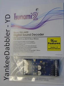 Soundtraxx {885019} Ver 1.2 TSU-4400 4 amperios Tsunami2 para ALCO - YANKEEDABBLER - Imagen 1 de 2
