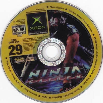Ninja Gaiden (Xbox Game Disc 29, Official Xbox Magazine, 2004) *DISC ONLY* - Image 1 of 2