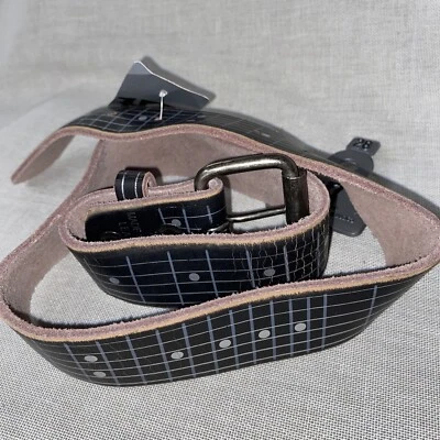 Cinturón de música de cuero vintage Hot Topic negro 28 Foto 1 de 4