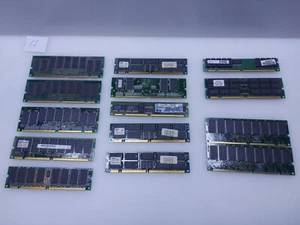 14 pcs SD-RAM Server Memory 168-pin ECC REG PC100,133 IBM SAMSUNG SEC 64-512mb - Picture 1 of 12
