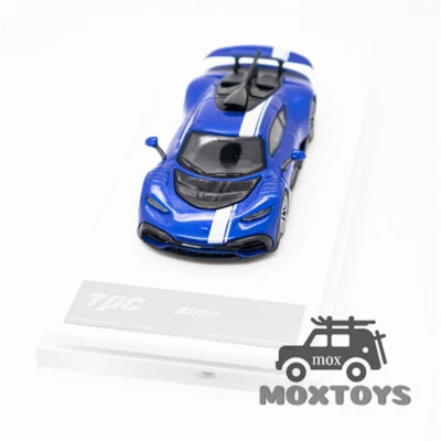 TPC 1:64 ONE Dark Blue Diecast Model Car - Image 1 of 3