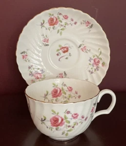 Vintage Adderley teacup pink roses - Picture 1 of 9