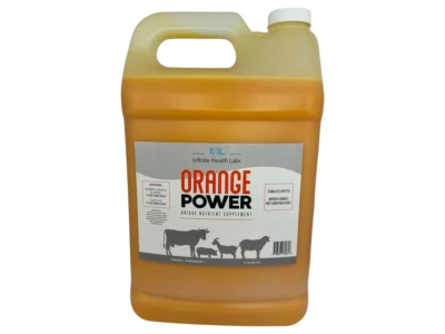 Orange Power - Show Animal Optimizer mejora el apetito y la composición corporal 1 galón Foto 1 de 4