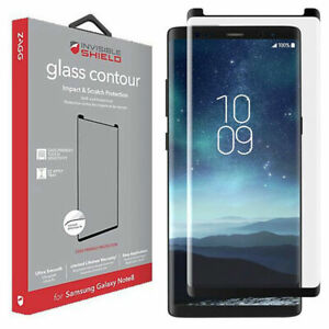 ZAGG Samsung Galaxy Note 8 InvisibleShield Glass Curved Screen Protector Black
