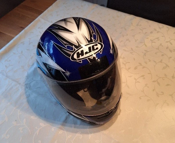 Motorrad Helm HJC  Gr. S , blau, TOP - Bild 1 von 4