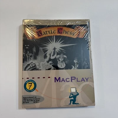 MacPlay Battle Chess Apple Macintosh System 7 Savvy Sealed - Image 1 of 4