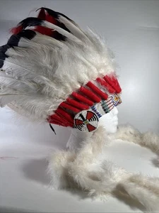 INDIANER INDIANER - NARRAGANSETT Kopfschmuck - SCHÖN - Bild 1 von 8