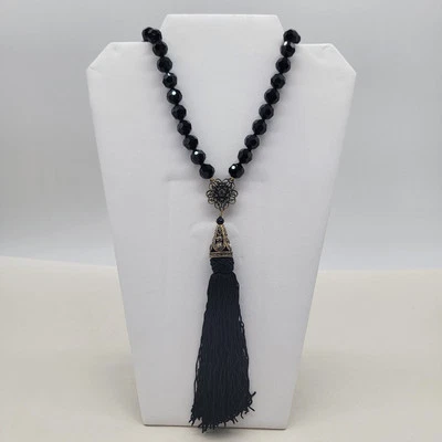 Collar Heidi Daus Bisutería Transparente Estrás Colgante Borla Forma  Foto 1 de 4