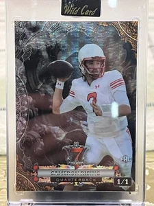 Cameron Rising 2024 Wild Card 7 Card Stud 1/1  - Picture 1 of 2