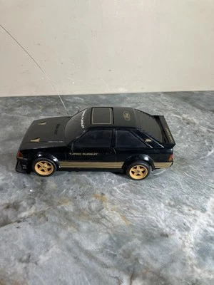 Nikko America Turbo Pursuit Ford Escort Undercover Police RC Car 1985 UNTESTED - Image 1 of 4