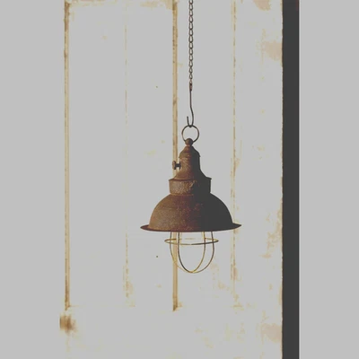 Rustic Hang light with Bulb - Battery Operated - Image 1 of 4