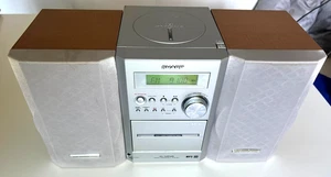 Sharp XL-MP45 Micro Component System Tuner Aux Tape CD-MP3 con FB, miniinstalación - Imagen 1 de 5