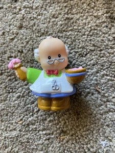 Figura Fisher Price Little People Navidad Main Street Bob el Panadero - Imagen 1 de 6