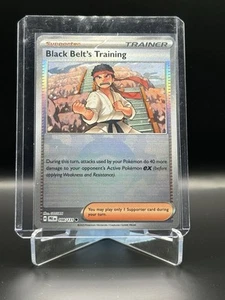 Black Belt's Training - (Poke Ball Pattern) 098/131 Prismatic Evolutions Holo - Picture 1 of 3