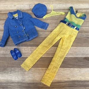 Vintage #1290 Mattel Francie Denims On! Conjunto de ropa 1967 Barbie Mattel  - Imagen 1 de 14