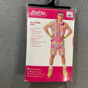 La Película Barbie Ken Patinaje Halloween Disfraz Juegos con disfraces Adulto Pequeño 34-36 NUEVO - Imagen 1 de 6