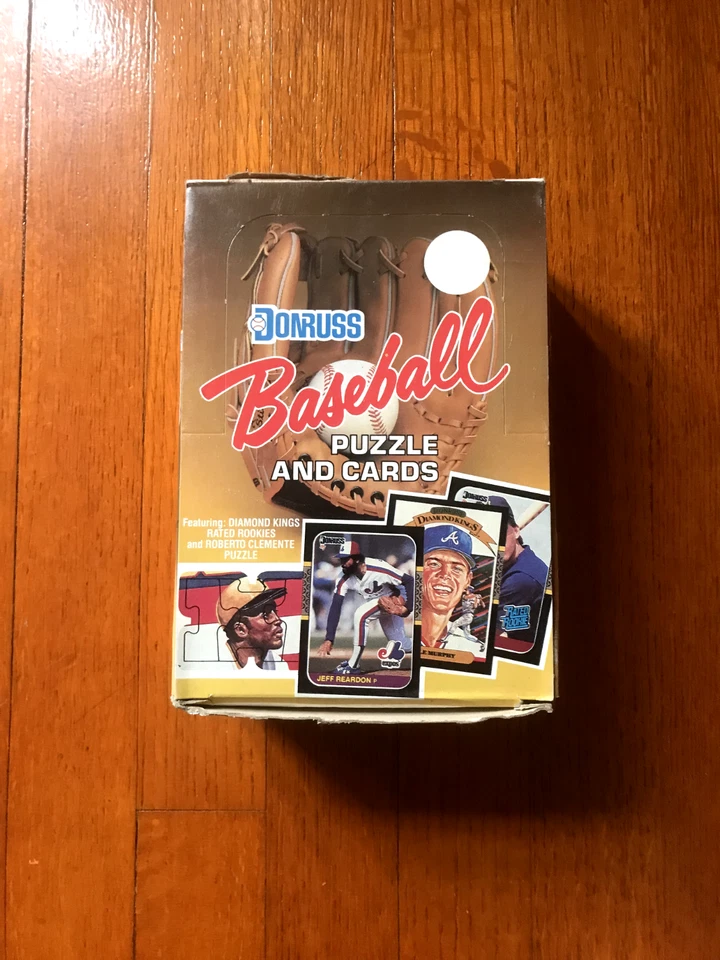 1987 Donruss Baseball Wax Box - Image 1 of 1