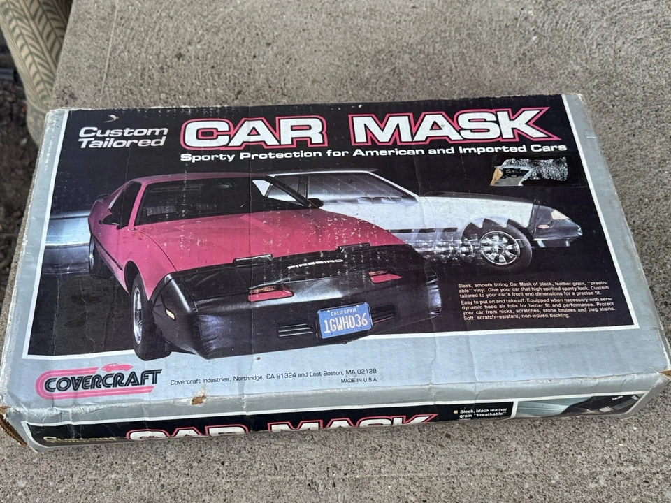 Vintage Covercraft 1979-1981 Chevy Camaro Z28 Car Mask NOS Front End Cover - Image 1 of 4