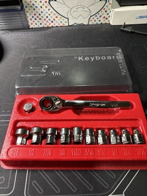 Snap On 12 pc 1/4" Drive 12-Point SAE Flank Drive® Low Profile Set (3/16-9/16" - Image 1 of 2