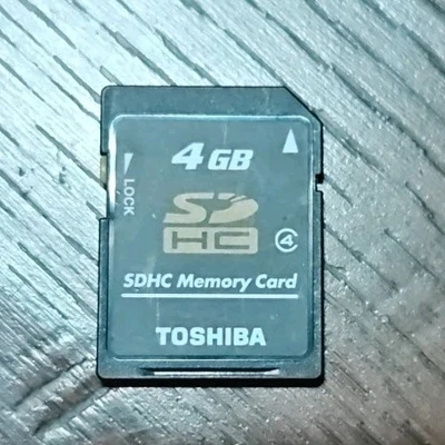 Tarjetas de memoria para cámara Toshiba Panasonic SDHC 4 GB Foto 1 de 2