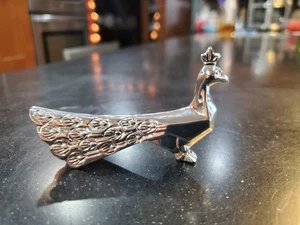 Soporte de reposa cuchillos Art Deco animal pavo real excelente estado (6) - Imagen 1 de 13