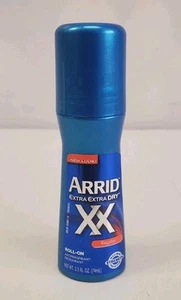ARRID Extra Dry Roll On XX Deodorante Antitraspirante Regolare 2,5 oz 74 ml Nuovo - Foto 1 di 2