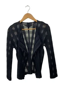 PLEATS PLEASE ISSEY MIYAKE Cardigan Tops black 3 - Picture 1 of 4