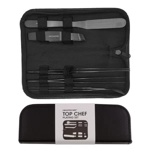 Professional Chef Plating Kit, 5 Piece Culinary Plating Set, Silver, Stainles... - Picture 1 of 5