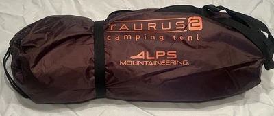 Alps Mountaineering Taurus 2 Tent Maroon Purple Drawstring Bag *Near Mint* - Image 1 of 4