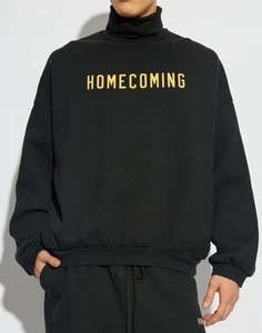 FEAR OF GOD ESSENTIALS HOMBRE PESADO POLAR CUELLO ALTO SUDADERA 192BT246220F - Imagen 1 de 5