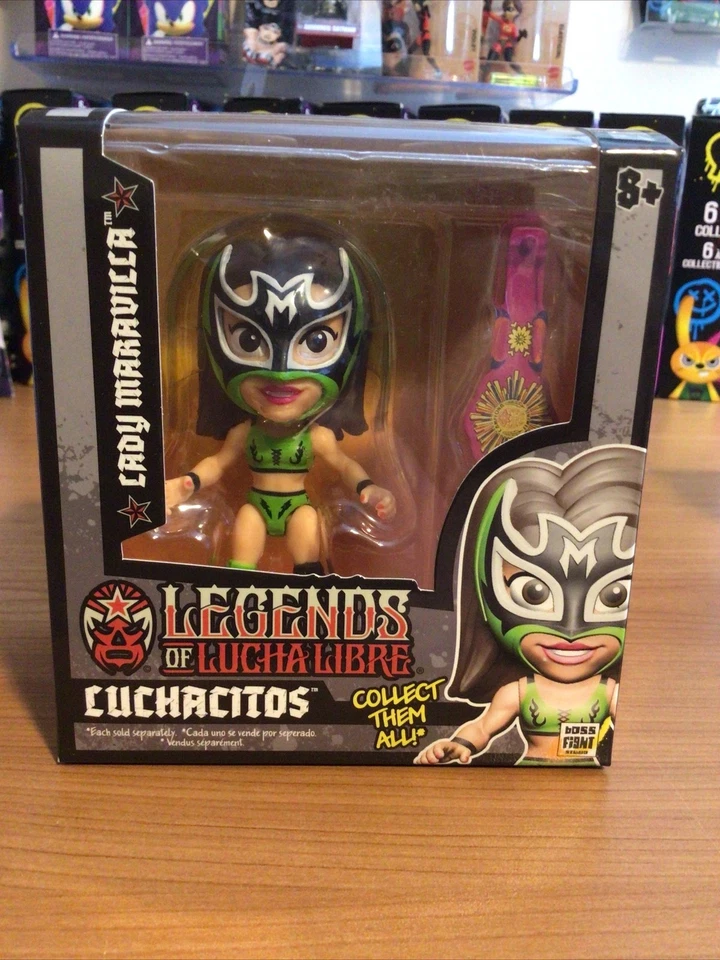 Lady Maravilla Legends Of Lucha Libre Luchacitos Boss Fight Figure New Sealed  - Image 1 of 4