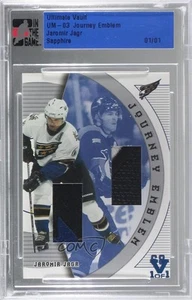 2002-03 ITG Be A Player Ultimate Memorabilia 3rd Edition 1/1 Jaromir Jagr 0c3 - Picture 1 of 3