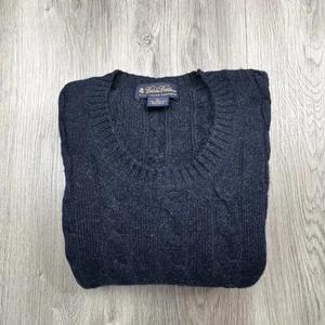 Brooks Brothers 4-Ply 100% Italian Cashmere Sweater Made In Scotland Sz XL - Picture 1 of 7