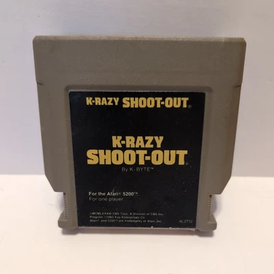 K-Razy Shoot-out (Atari 5200, 1983) cartridge only Tested and working - Image 1 of 4