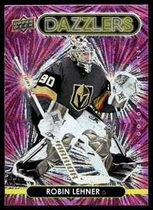 2021-22 Upper Deck Dazzlers Pink Robin Lehner Vegas Golden Knights #DZ-45 - Picture 1 of 2