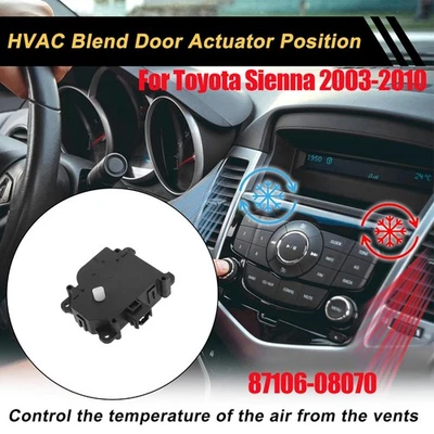 NEW 8710608070 For Toyota Sienna 2004-2010 HVAC Blend Door Actuator - Image 1 of 4