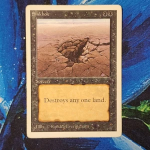 MTG x1 Sinkhole - Unlimited - Moderately Played - Picture 1 of 4