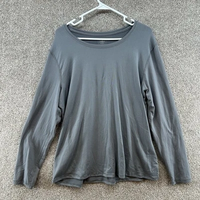 Athletic Works Women's Active Pullover Top Size XXL Gray Long Sleeve Stretch - Image 1 of 4