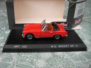 Coches Detalle 1:43 M.G. Midget MK IV 1969 SPIDER en rojo Art. 420 en embalaje original PA8 - Imagen 1 de 3