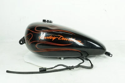 Harley Sportster XL883 2013 superbaja OEM gasolina tanque de combustible depósito abollado Foto 1 de 4