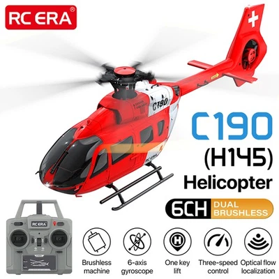 RC ERA C190 (H145) RC Helicopter Dual Brushless 6CH Optical Flow Positioning - Image 1 of 4
