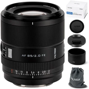 Viltrox AF 85mm F2.0 EVO FE Auto Focus Full Frame Lens for Sony E-mount Cameras - Picture 1 of 9